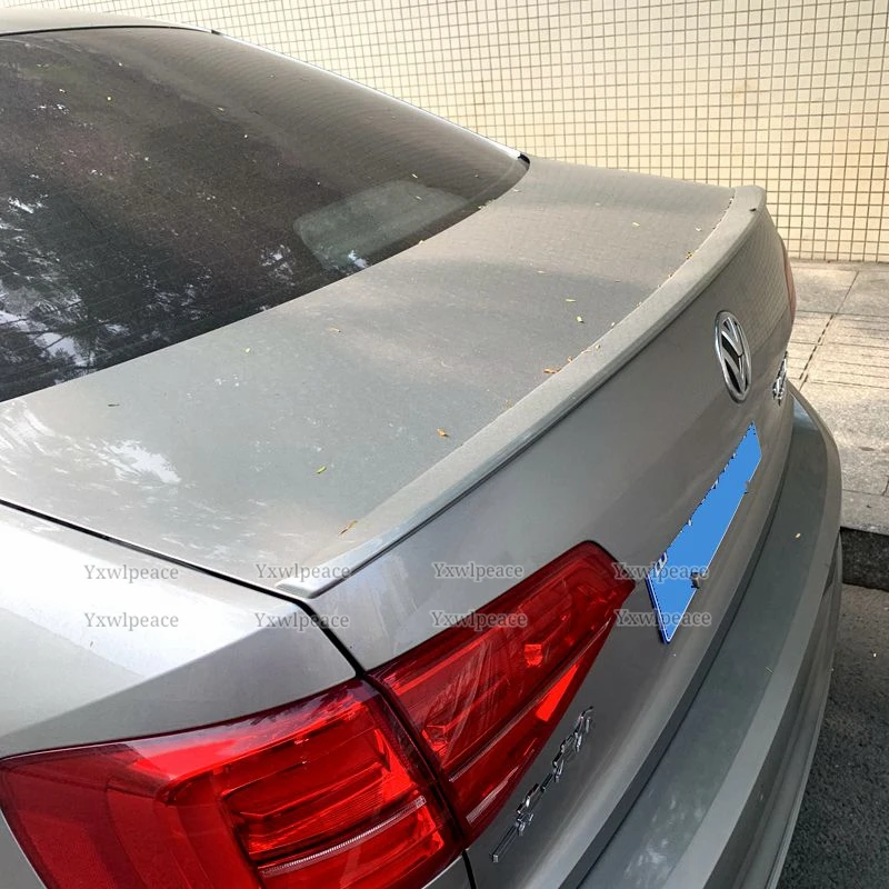 

For Volkswagen VW Jetta 2012--2018 High Quality ABS Plastic Unpainted Color Rear Trunk Spoiler Trunk Lip Wing Car Accessories