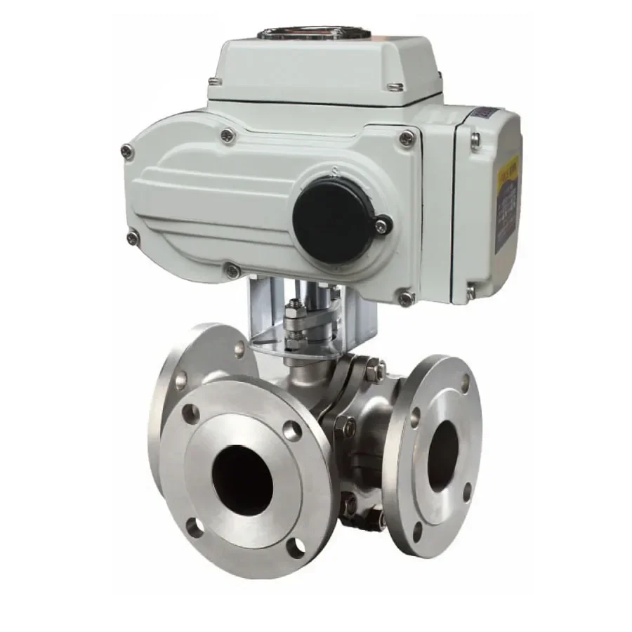 Привод 220 В 24 постоянного тока T L тип CF8M Фланцевый шаровой кран из нержавеющей