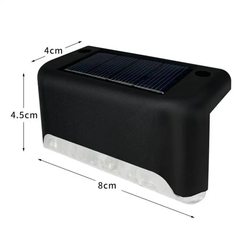 

Solar Step Light Led Solar Step Lamp Ip65 Waterproof Two Colors Stair Light For Railing Stairs Step Fence Yard Patio And Pathway