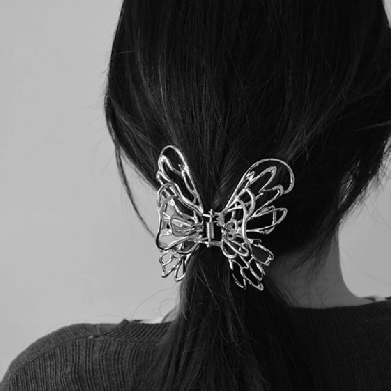 

Женская Металлическая Заколка-бабочка в форме жидкой бабочки