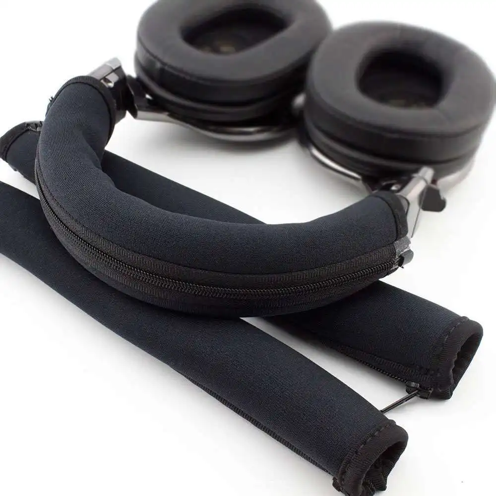Universal Headphone Headband Cover Zipper  Cushion Protective Headband For Sennheiser for Sony for Beyerdynamic for Beats