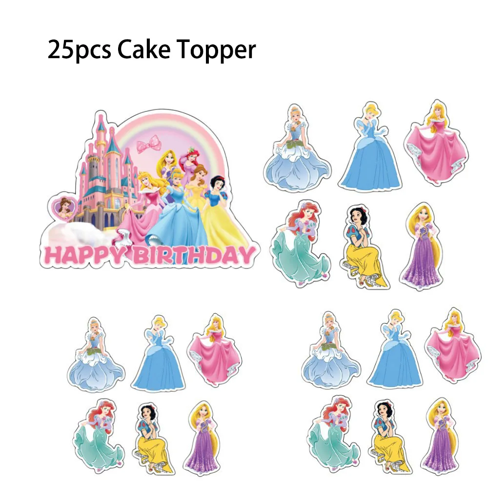 Принцесса Диснея украшения для дня рождения вечерние подарки принцессы браслеты