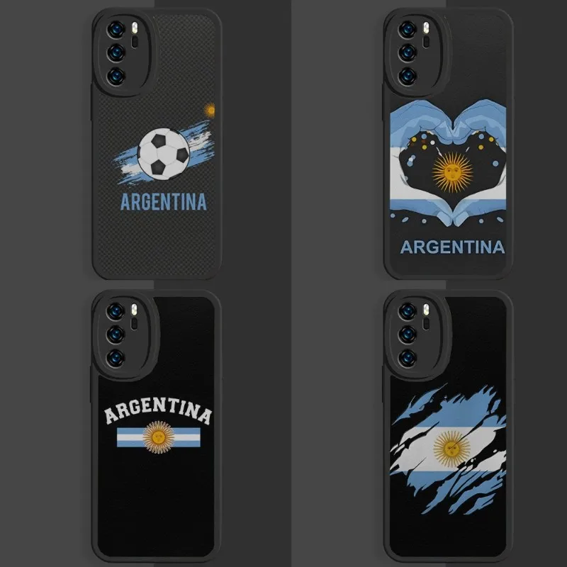 

Роскошный чехол для мобильного телефона из овчины с флагом Аргентины для XiaomiRedmi 10 11 13 9A 10A 11x NOTE10 11T 11E