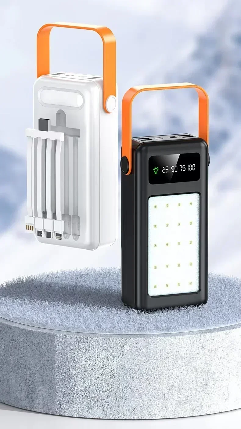 BCAK Супербольшая емкость 100000 mAh Открытый Power Bank Прямая трансляция Кемпинговый