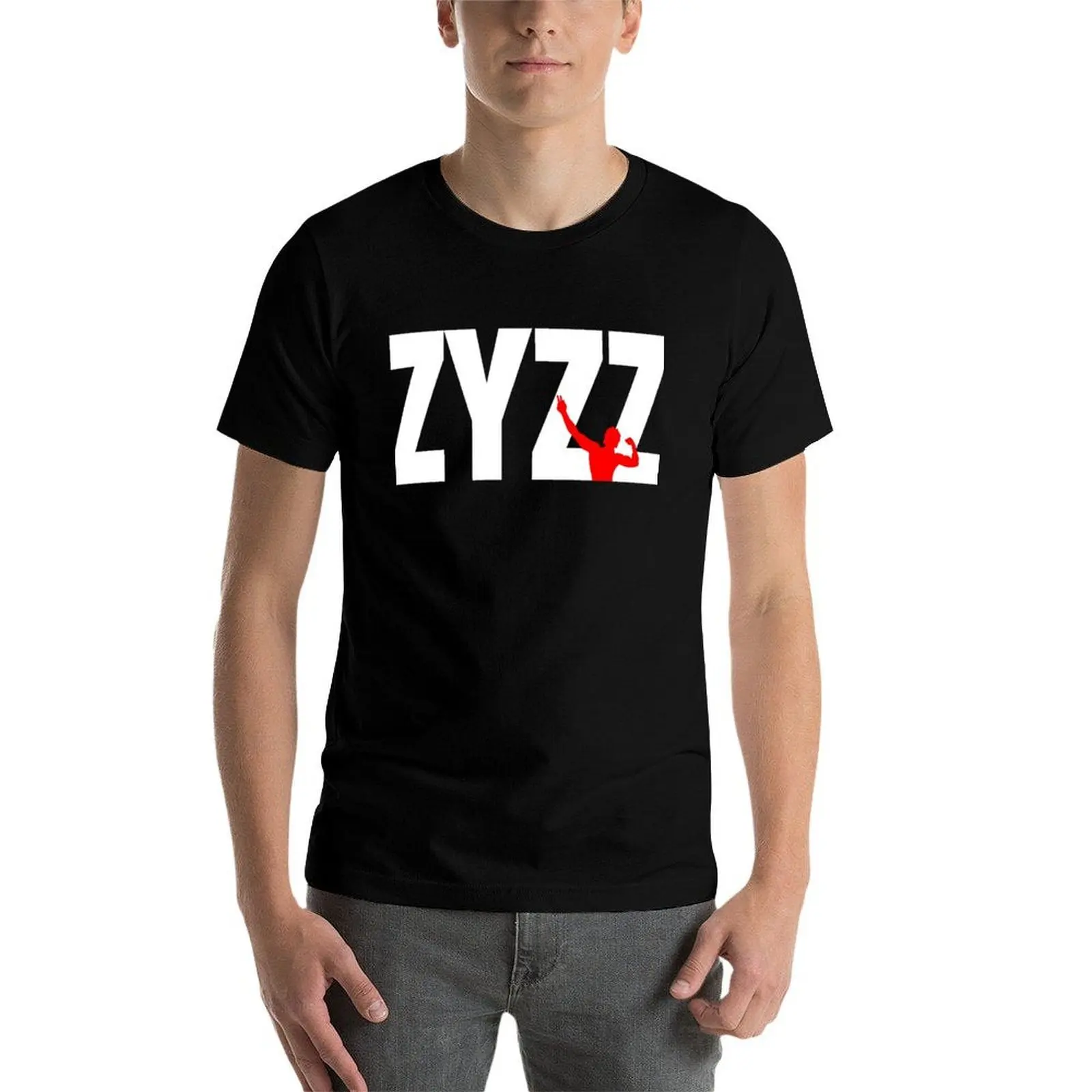Фото Футболка Zyzz Text Sickkunt Gym Bodybuilding Motivational Aesthetic Veni Vidi Vici Design, футболка большого размера с короткими рукавами, повседневный топ №4