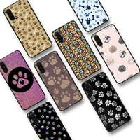 best friends dog paw phone case for samsung s20 lite s21 s10 s9 plus for redmi note8 9pro for huawei y6 cover