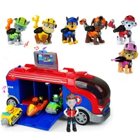 paw patrol mission cruiser dog patrulla canina toys set chase marshall vehicle car action figure birthday gifts toy for children