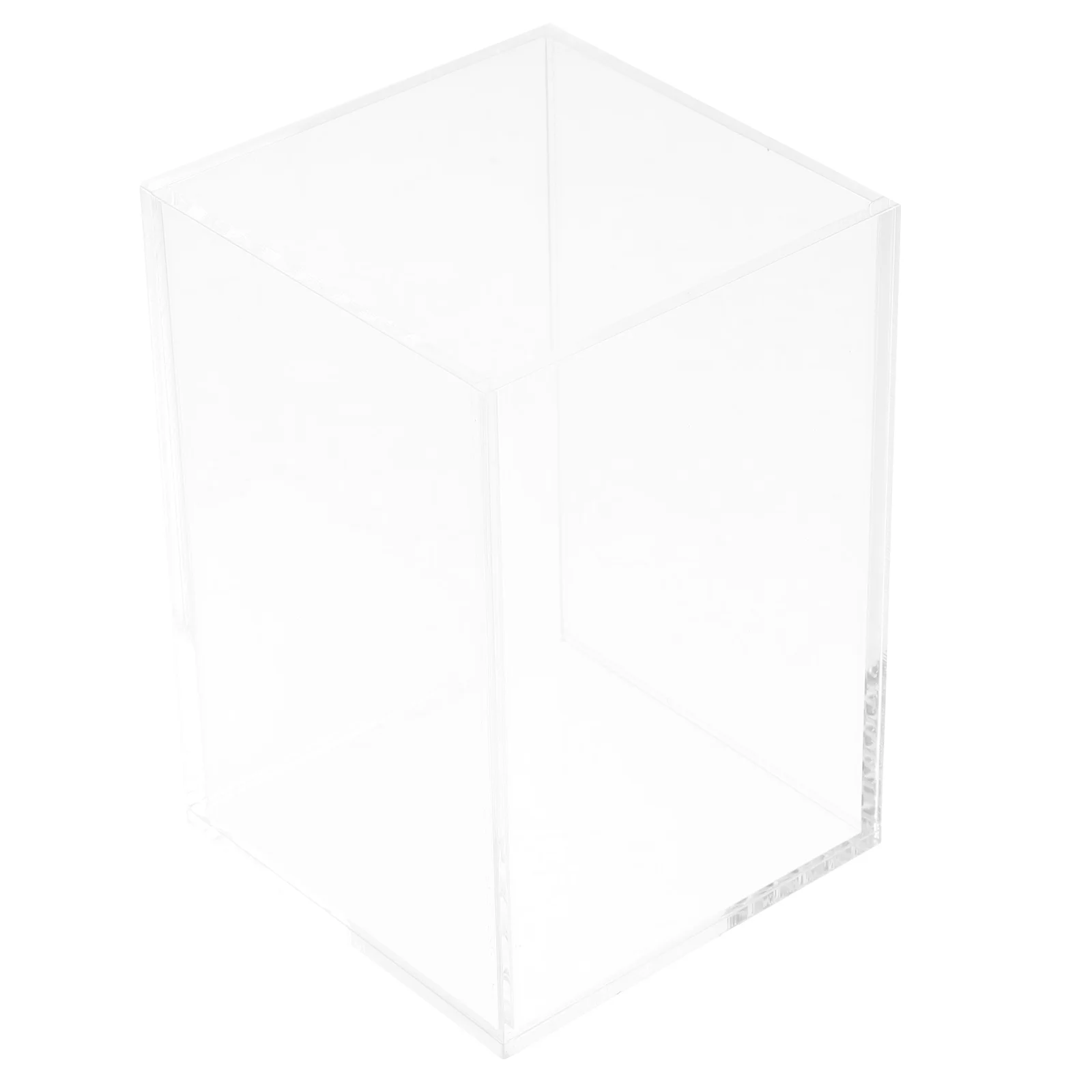 

2 Pcs Acrylic Pen Holder Office Supply Simple Organizer Case Desktop Supplies