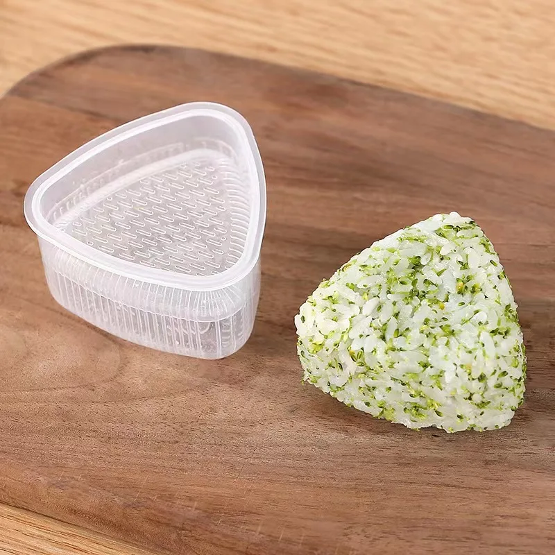 

Sushi tool triangle rice ball mould DIY bento mould white 2-piece suit