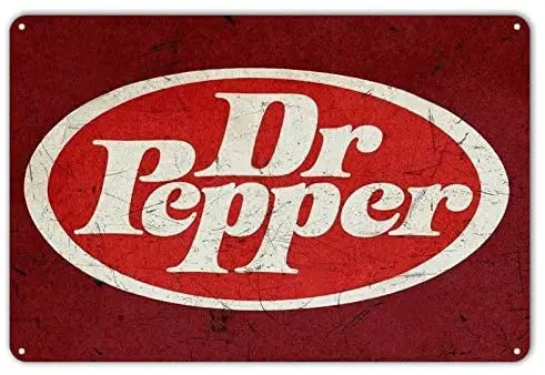 Металлическая Оловянная вывеска Dr Pepper в стиле поп-магазина реклама винтажный