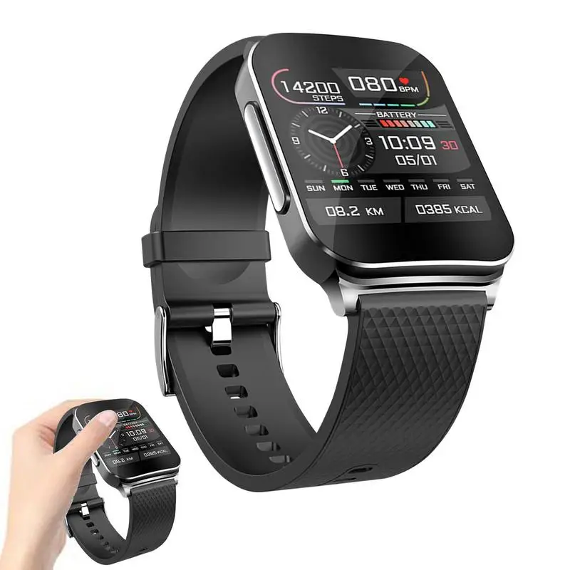 

Heart Rate Smartwatch Painless Blood Glucose Testing Fitness Intelligent Watch With 1.83 Inch Screen 240*280 Ultra HD Smart