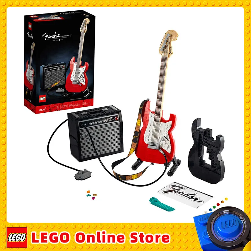 

LEGO Ideas Fender® Stratocaster™ Children Building Blocks Toys Gift 21329