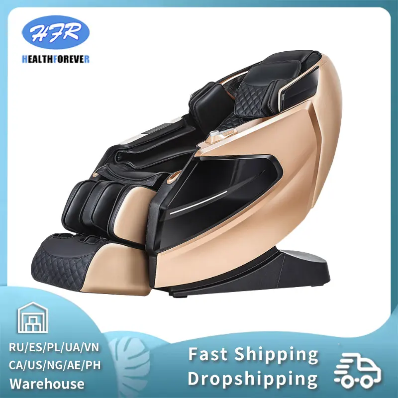 

HFR-X8 Latest Hot Sale Luxury SL track 3D movement 4d AI voice body detection full body airbags zero gravity massage chair