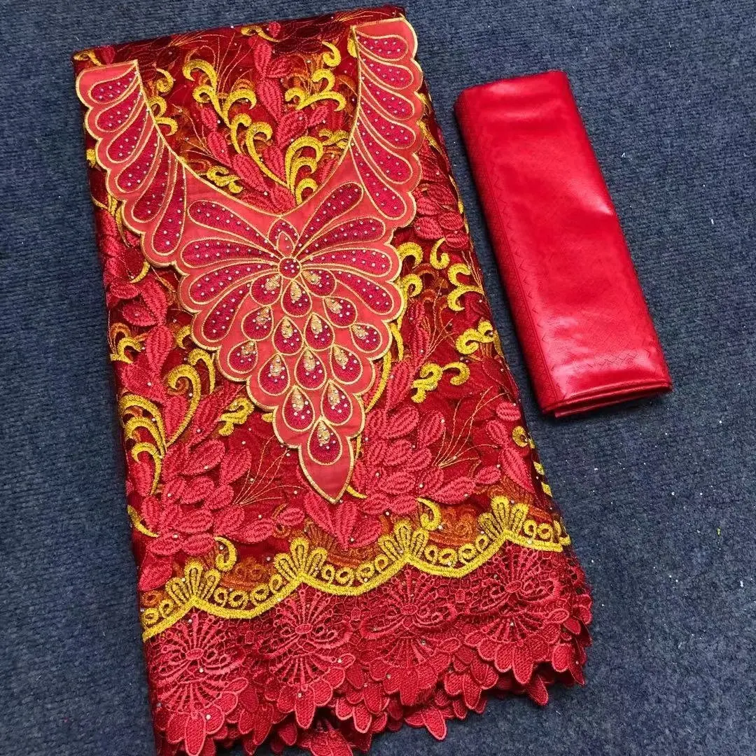 2 5 + ярдов жаккардовая парчовая богатая ткань базин с воротником Африканское