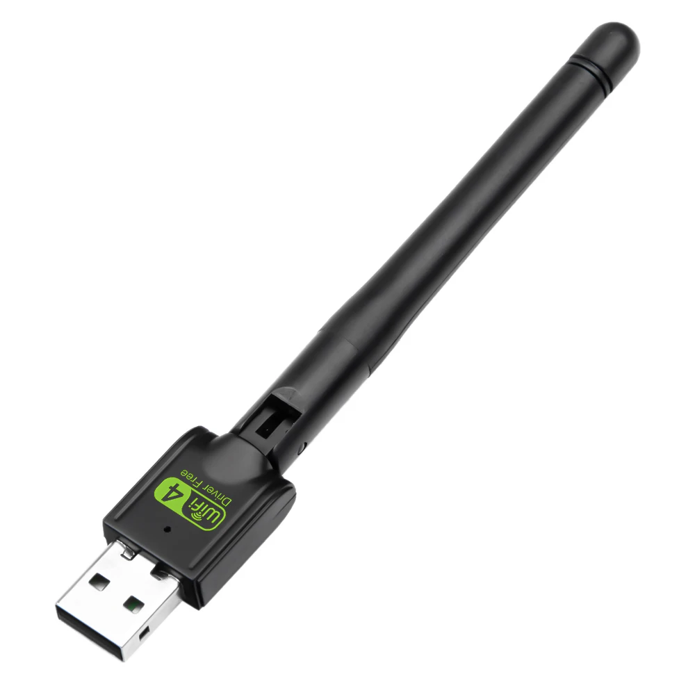 

150mbps Network Card 2.4G USB2.0 WiFi Adapter 4dBi Wi-Fi Adapter WiFi Antenna WiFi Dongle USB Ethernet WiFi Receiver for PC
