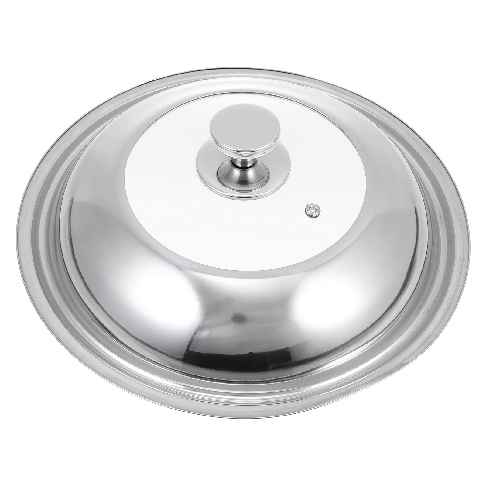 

Lid Cover Pot Pan Universal Replacement Lids Cookware Frying Stainless Steel Cookingmetal Pans Skilletinch Covers Round Wok