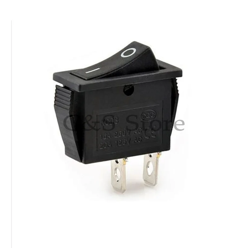 5 шт. KCD3 кулисный переключатель ВКЛ-ВЫКЛ ВКЛ-ВЫКЛ-ВКЛ 2-позиционный 3-контактный электрооборудование с выключателем питания 15А 250 В/20 А 125 В переменного тока