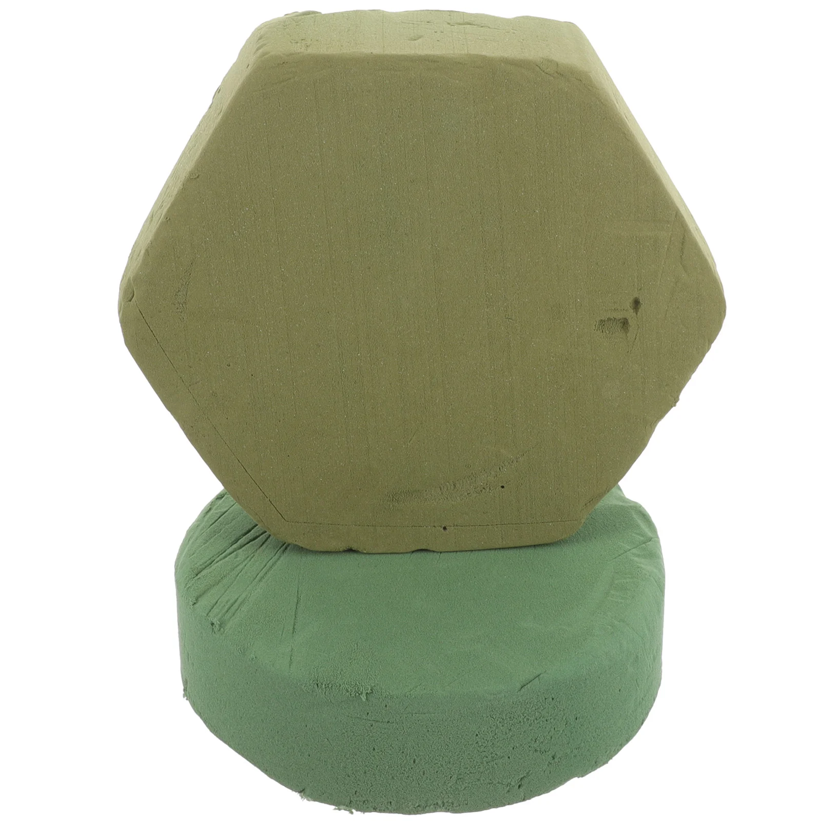 

2 Pcs Decorative Flower Para Mesa De Floral Mud Blocks Dried Arrangements Water Absorb Holding