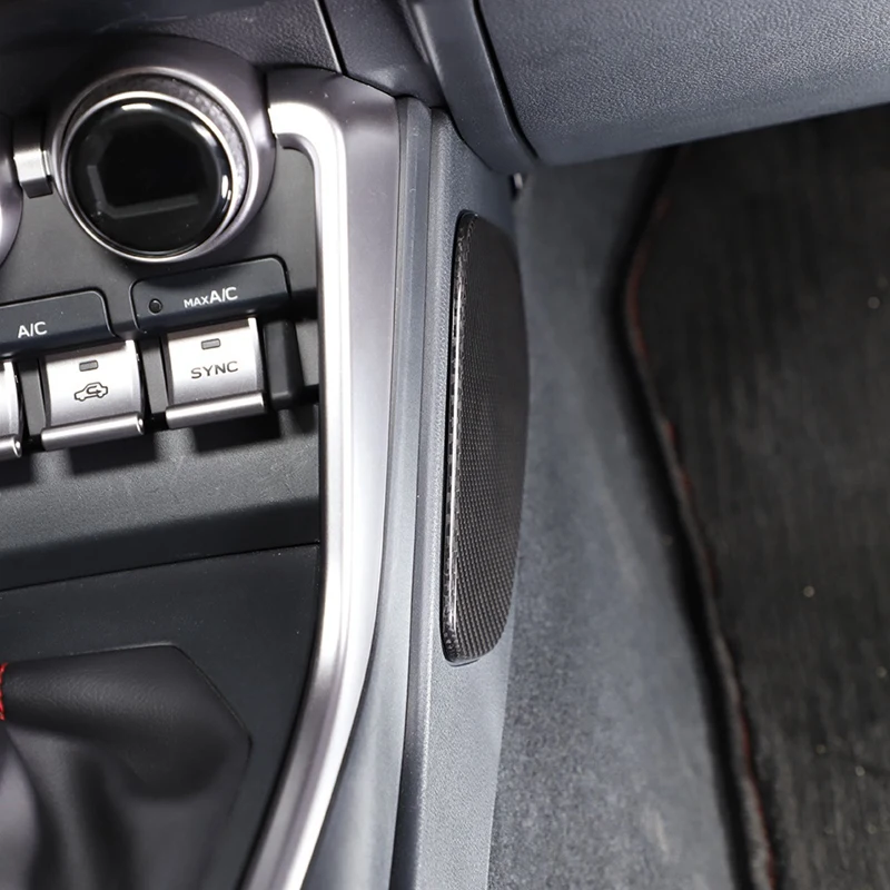 

Панель центрального переключателя управления из углеродного волокна, наклейка на коленные ножки для 22 Toyota GR 86/Subaru BRZ