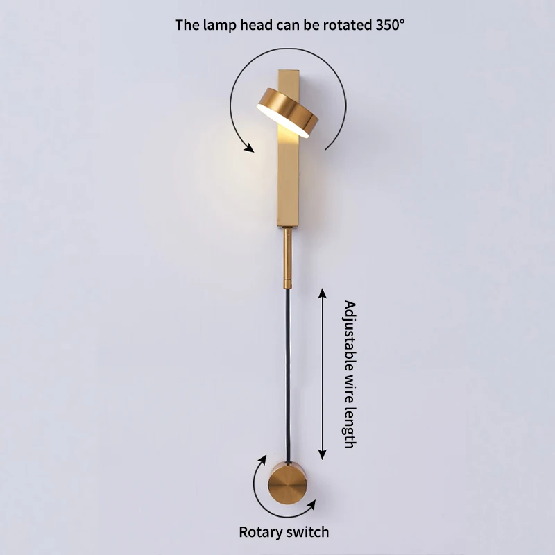 Светодиодные Настенные светильники Современное украшение для спальни гостиной