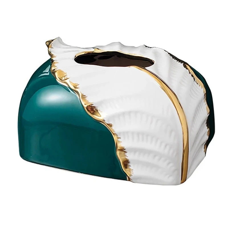 

Leaf Tissue Storage Box Ceramic Tissue Box Decoration Home Desktop Decoration Paper Towel Holder Tissue Boxes