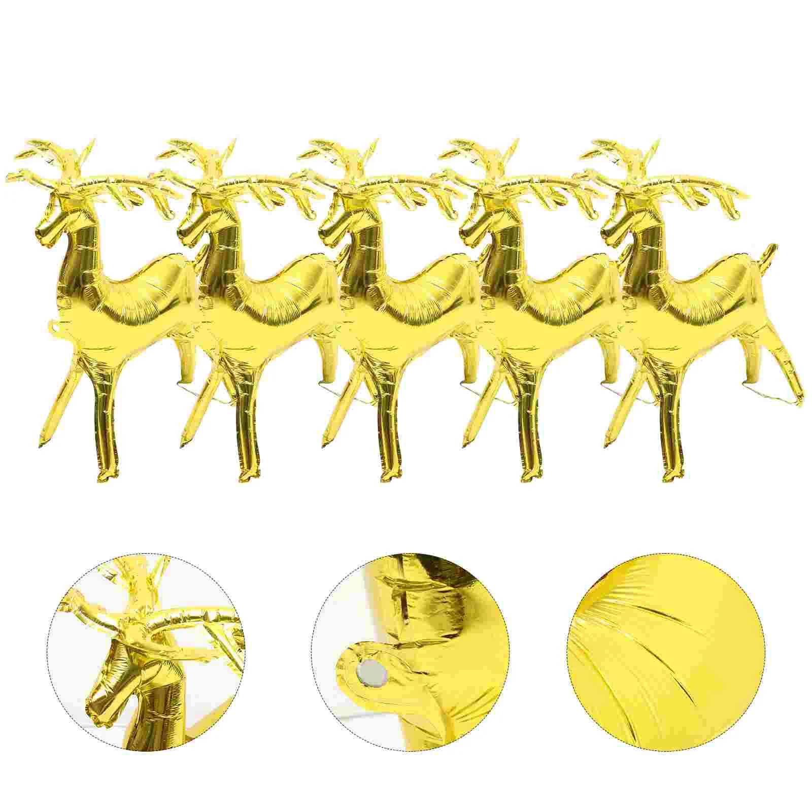 

Balloon Balloons Christmas Deerpartyanimal Inflatablereindeer Decoration Elk Wildlife Helium Film Aluminum Shaped Holiday