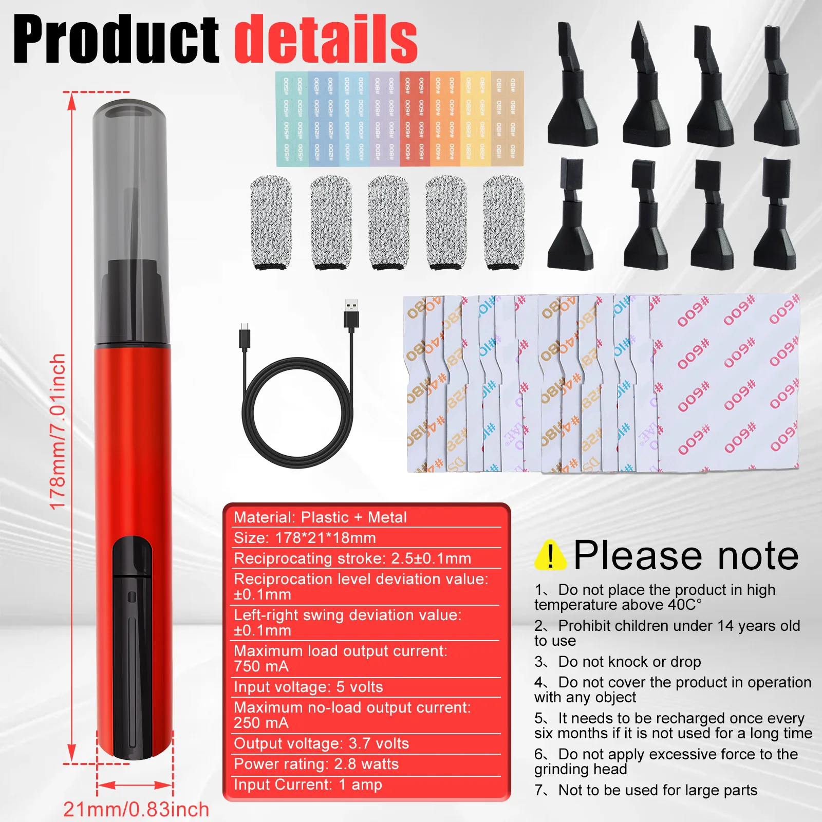 

Toorise мини электрическая шлифовальная машинка