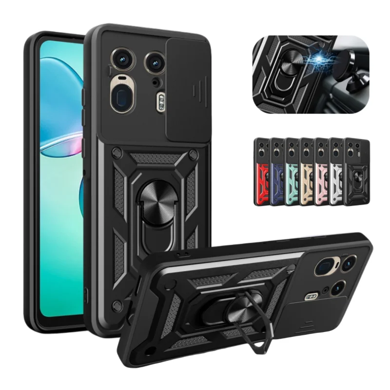 Для Motorola Moto X50 Ultra 5G чехол слайд-защитой камеры противоударный бронированный для