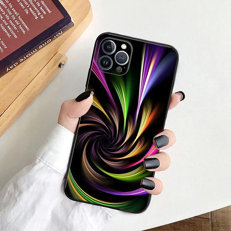 Мягкий разноцветный Радужный чехол для Apple iphone 14 Plus XS 13 Pro Max 12 Mini 11 SE XR X 7 8 6 6S 14Pro