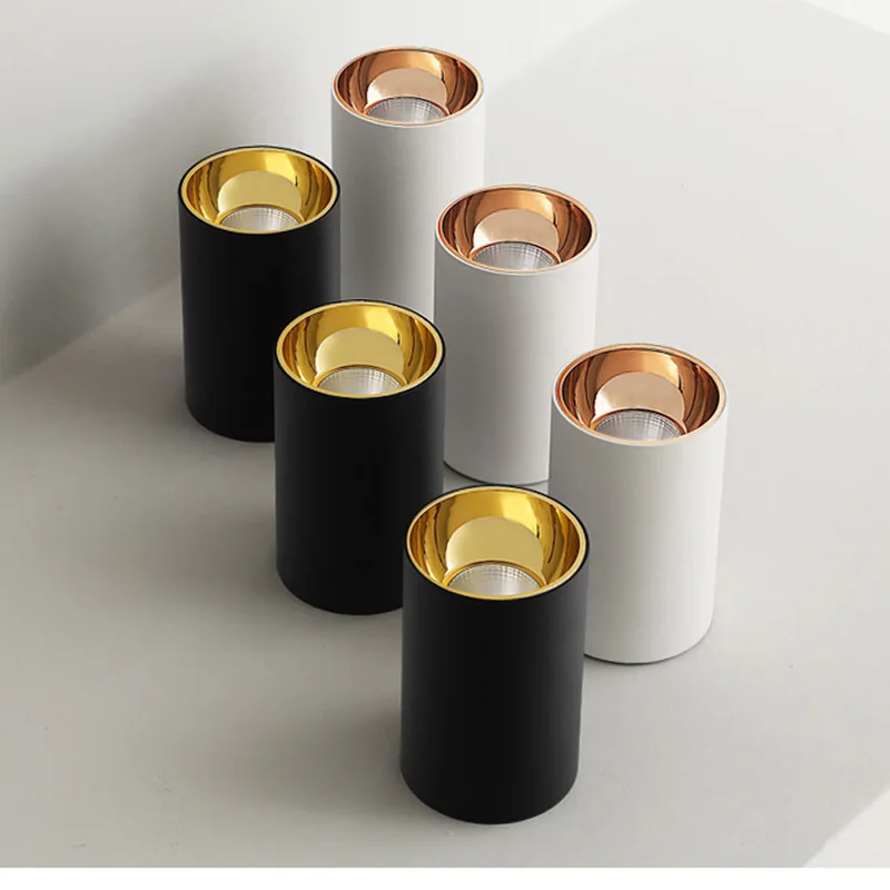 Цилиндрические светодиодные потолочные светильники 5 Вт 10 15 20 30