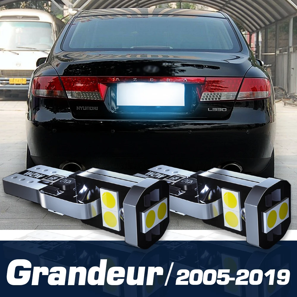

2pcs LED License Plate Light Canbus Accessories For Hyundai Grandeur 2005-2019 2009 2010 2011 2012 2013 2014 2015 2016 2017