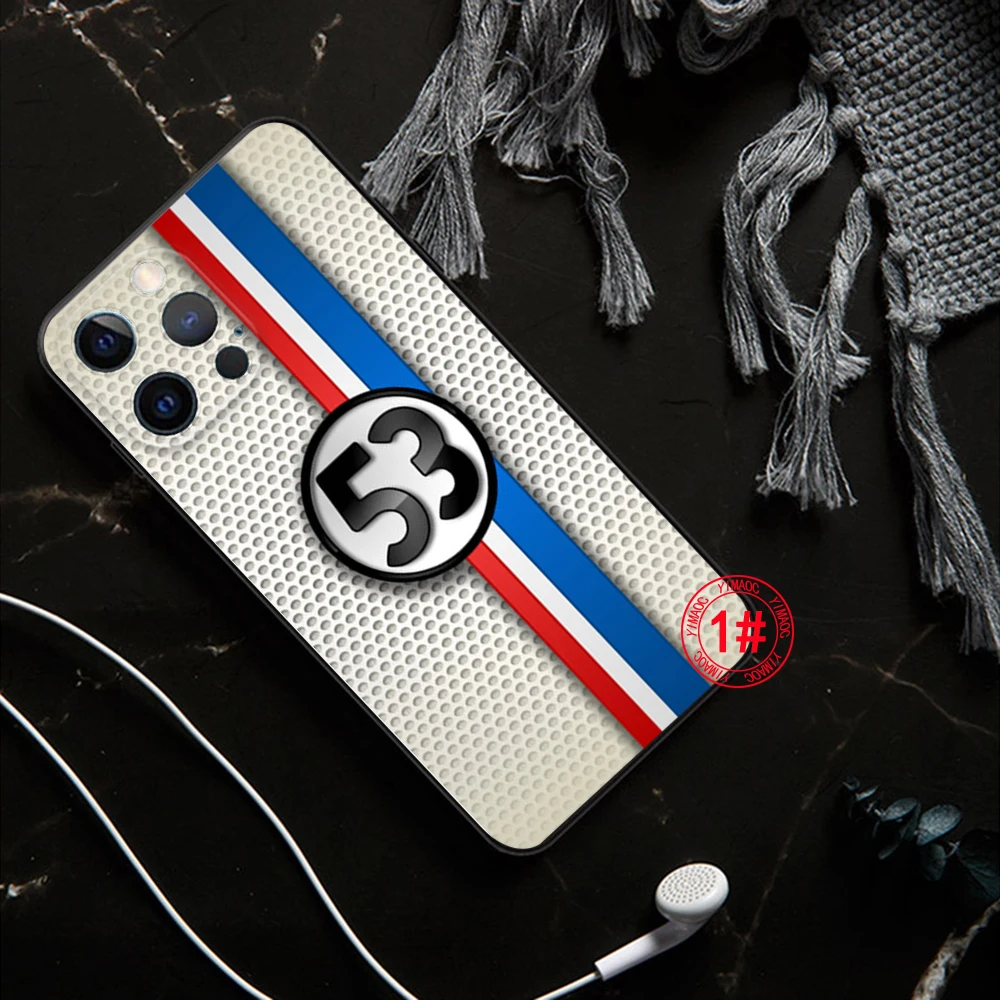 Мягкий чехол Herbie The Love Bug VW 53 для Samsung J2 Prime J4 Core J5 J6 Plus J7 Pro J8 S7 Edge S8 Note 8 9 10 Lite 20 Ultra