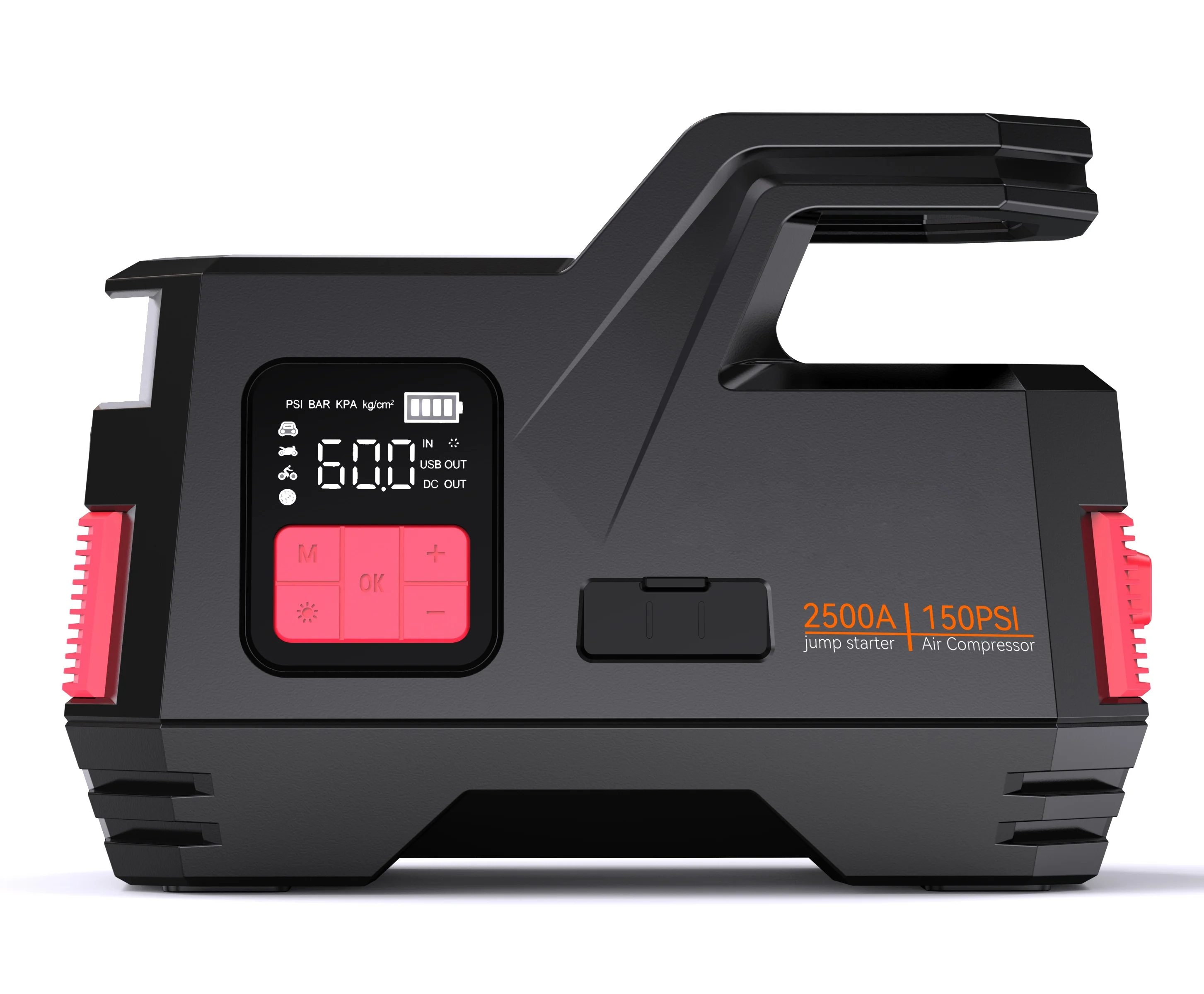 Emergency Battery Booster Charger & Power Bank & Light