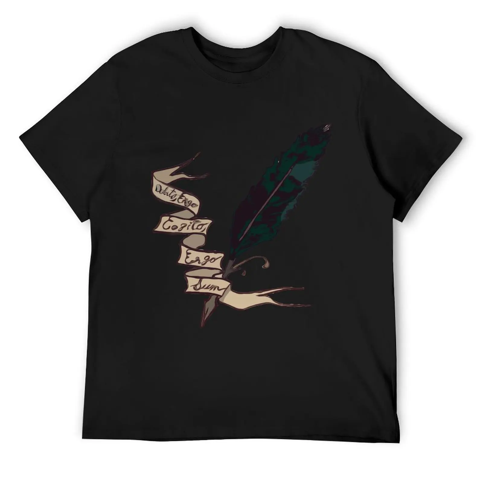 Дубито Эрго Когнито Сума футболка рубашки футболки с рисунком для мальчиков