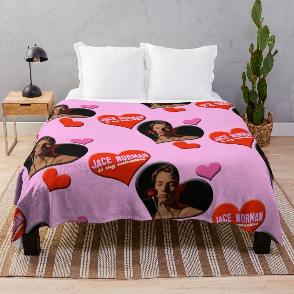 

Jace norman é meu valentine throw cobertor designer cobertor cobertor bonito cobertor lance cobertor de pele decorativa cobertor