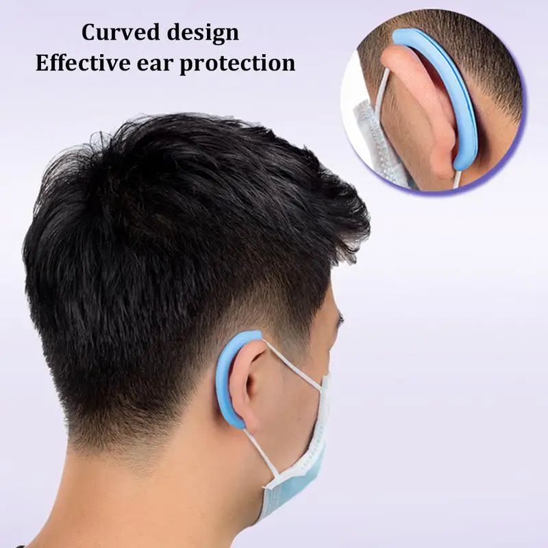 

Силиконовый чехол-петля для ушей, мягкая удобная гелевая маска для защиты ушей, с заушным крючком