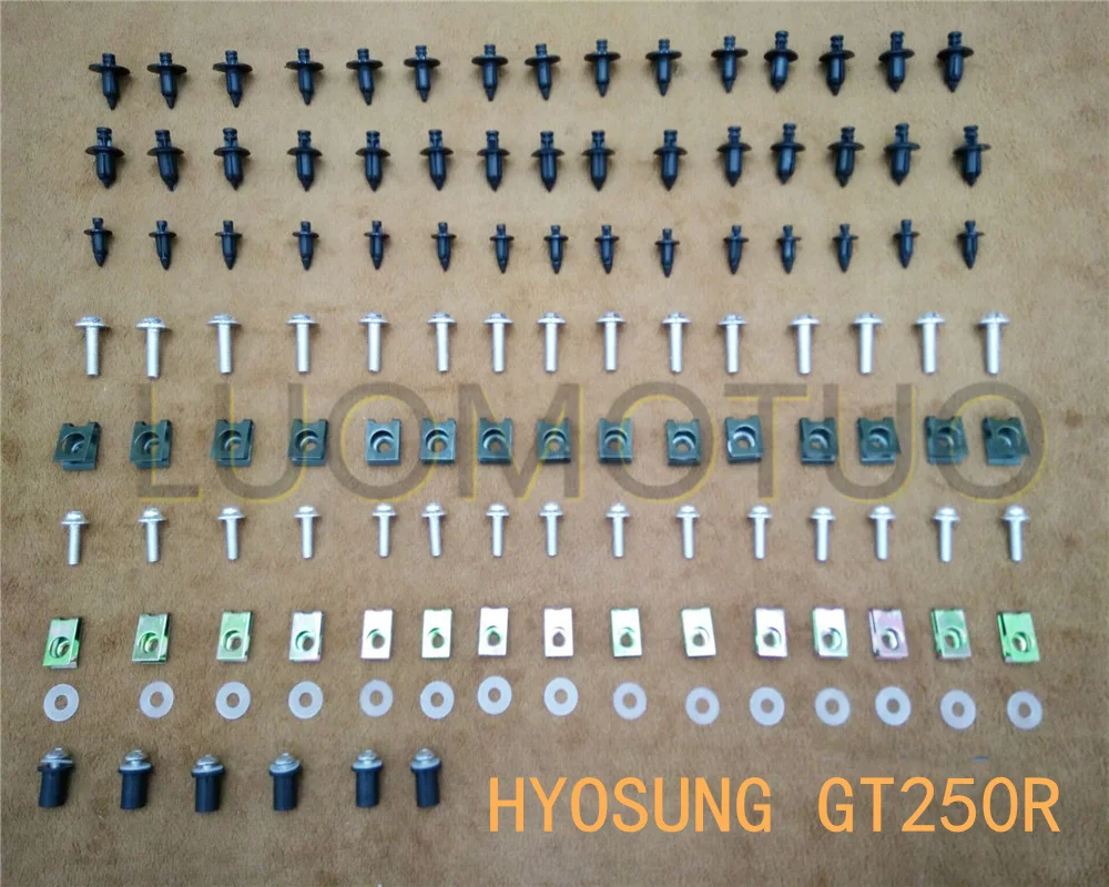 

Fairing Bodywork Kit Bolts Screws For Fit For HYOSUNG GT250R 2006-2010
