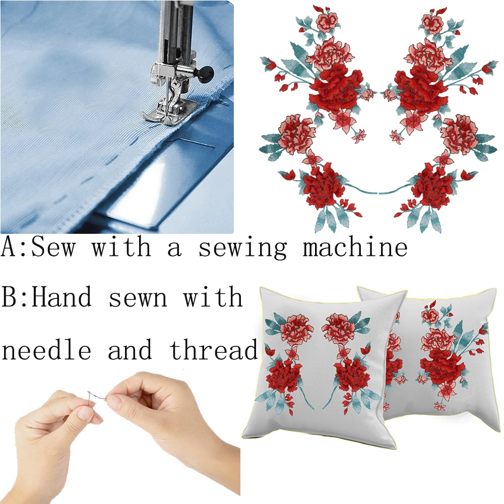 Отделка пионов пришивная Цветочная аппликация для мотиков аксессуары украшения