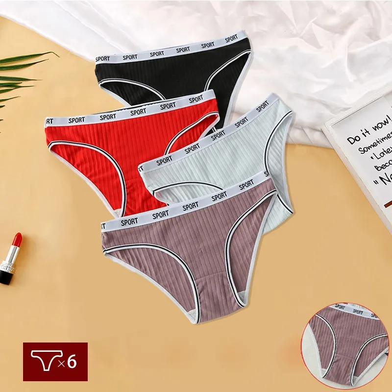 

6 шт./компл. 6, однотонные женские хлопковые удобные трусики, женские трусы, сексуальные женские мягкие трусы, нижнее белье, белье