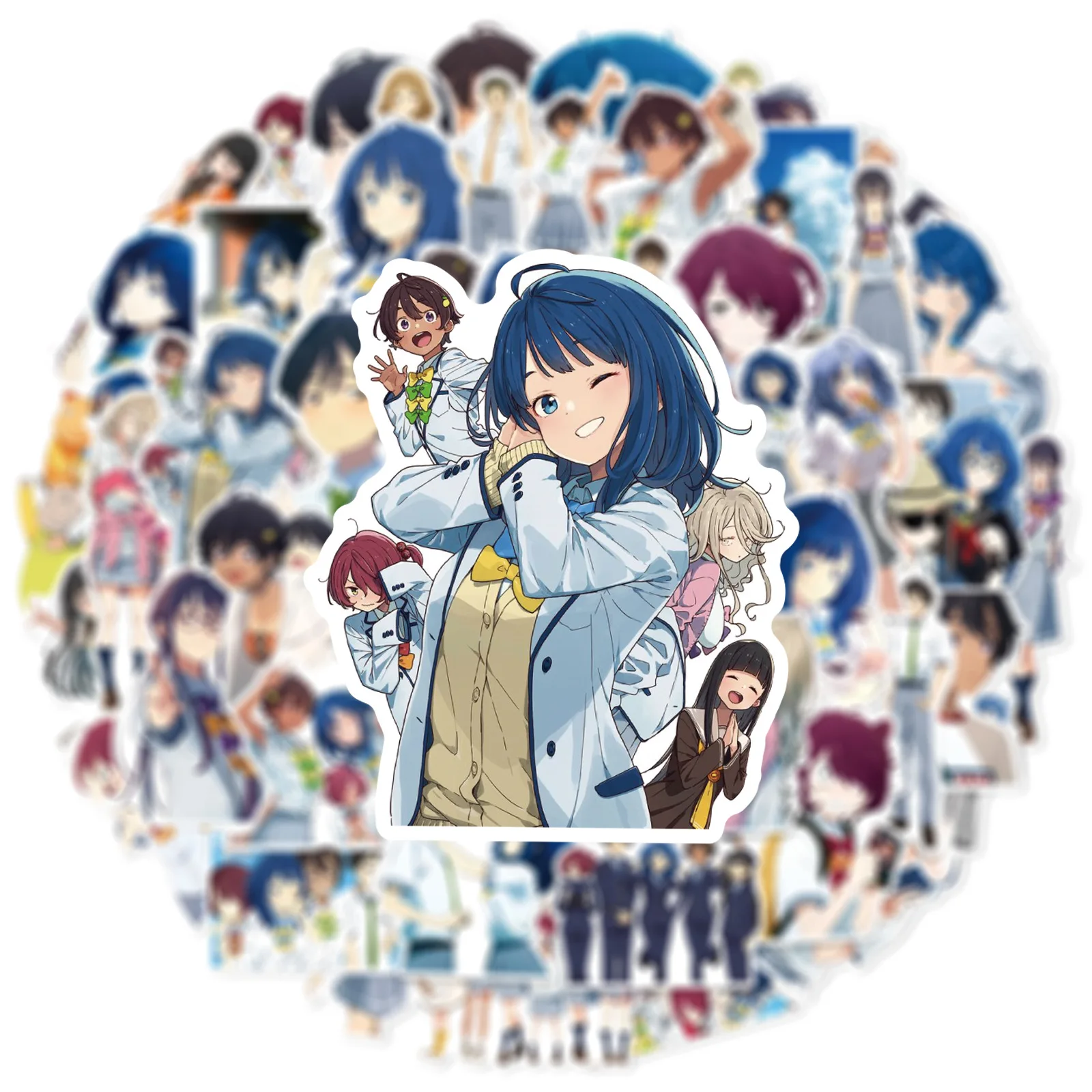 50 Шт. Аниме Too Many Lost Heroes Наклейки Янми Анна Якишио DIY Для Скрапбукинга Ноутбуков