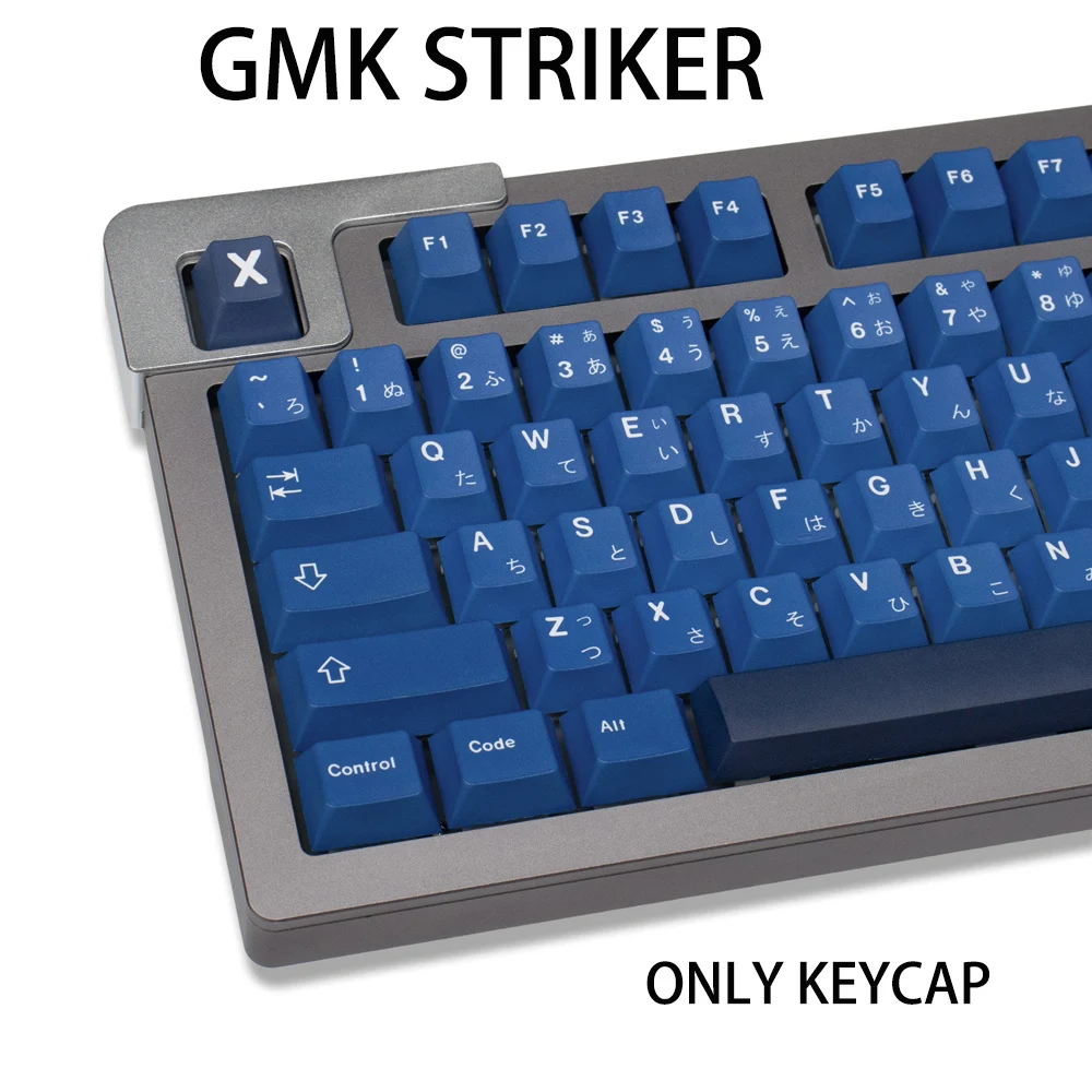 GMK Striker Large Set DYE-SUB PBT Keycap English Custom Personality Keycaps For Mechanical Keyboard 104/108/64/68/980