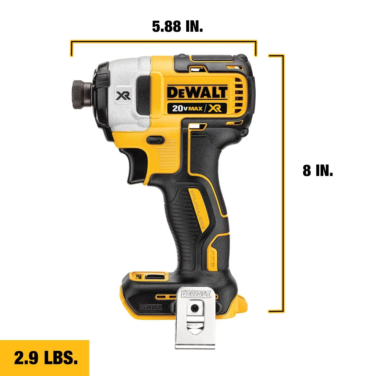 Шуруповерт DEWALT Аккумуляторный ударный с бесщеточным Мотором 18 в Нм - купить по