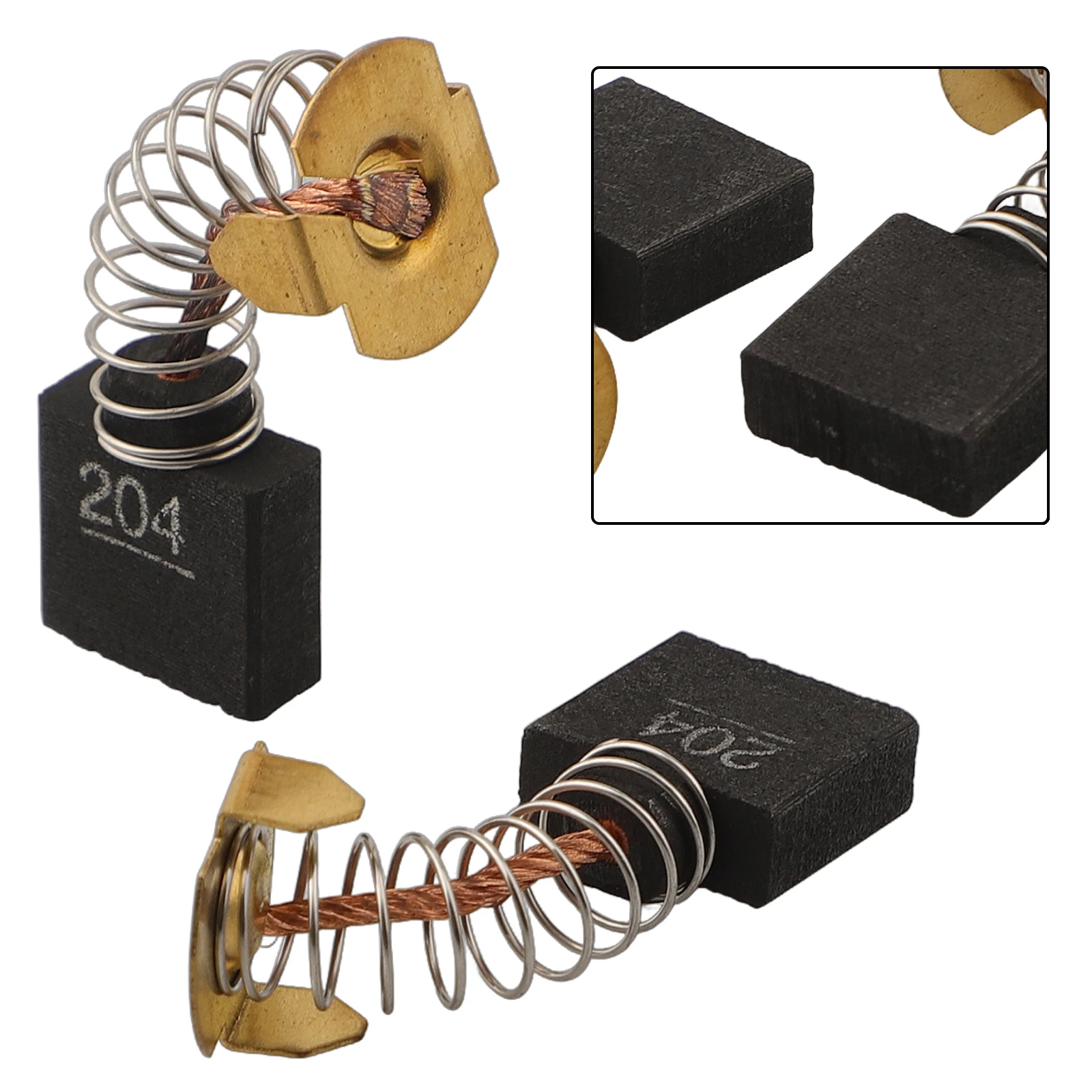 10 шт. угольные щетки для Makita- GA9050 GA9067 9069 угловые шлифовальные машины CB204 CB-204