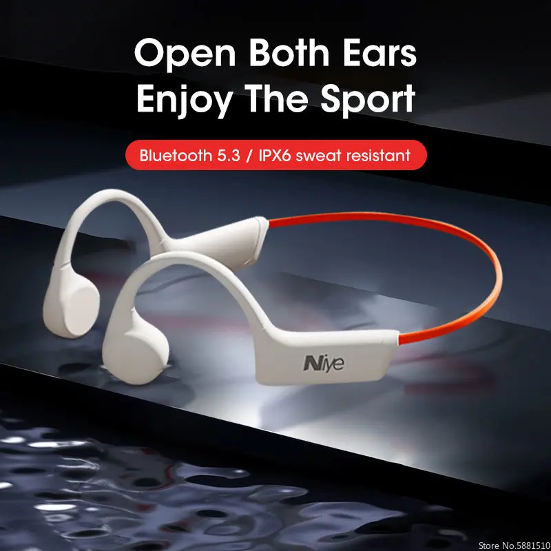 

New Bone Conduction Earphone Open Ear Waterproof True Bone Conduction Bluetooth Headphones Free Shipping Wireless Sport Headset
