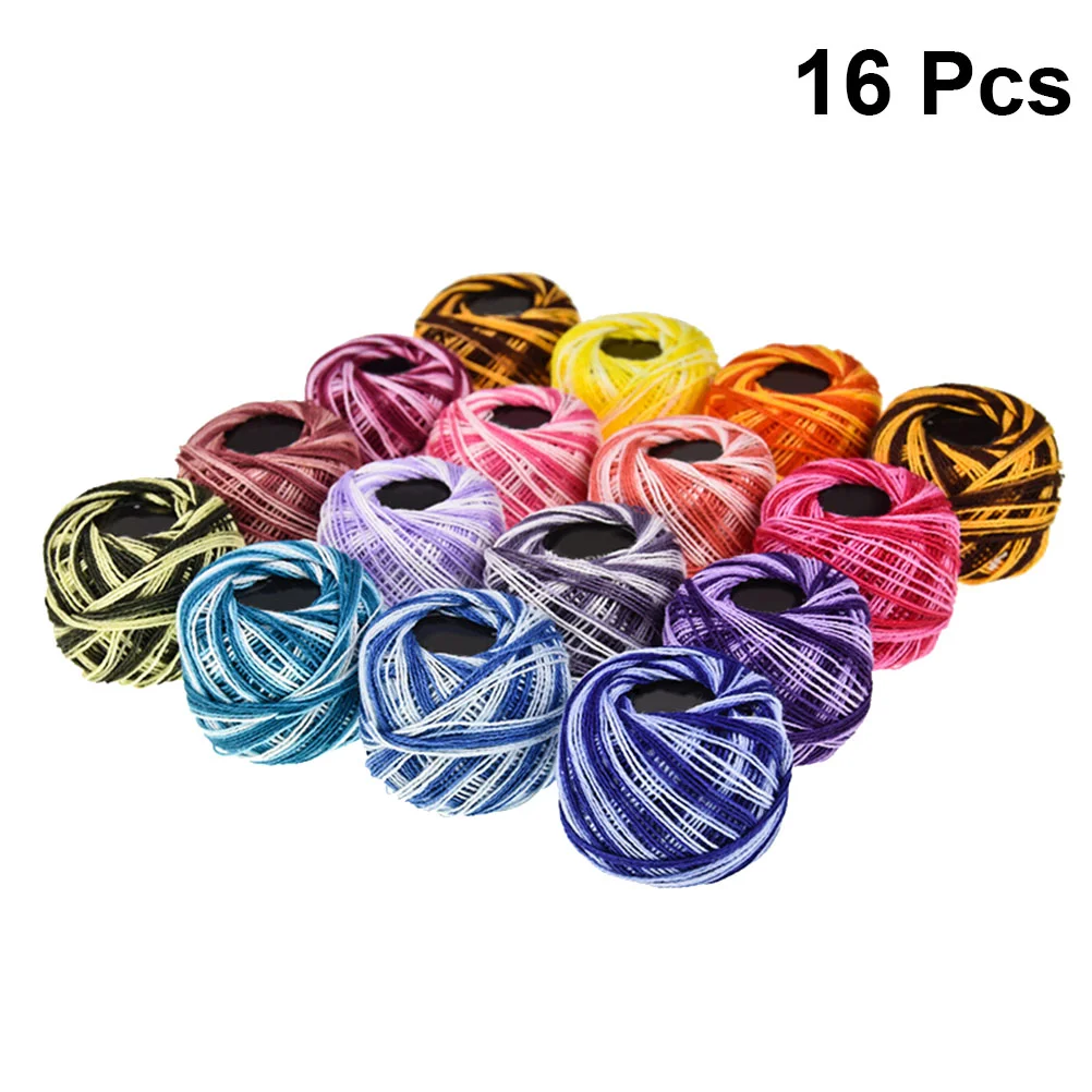 

Thread Embroidery Cotton Sewing String Floss Cross Yarn Crochet Polyester Wool Machine Bracelet Cord Friendship Crewel Spool