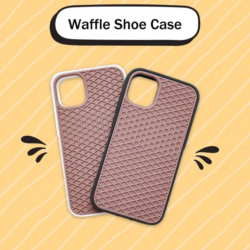 

Phone Case For iPhone 13 14 11 12 Pro Max X XS XR 6 7 8 Plus SE20 Waffle Shoe Shockproof Luxury Silicone Back-Vans-case Cover