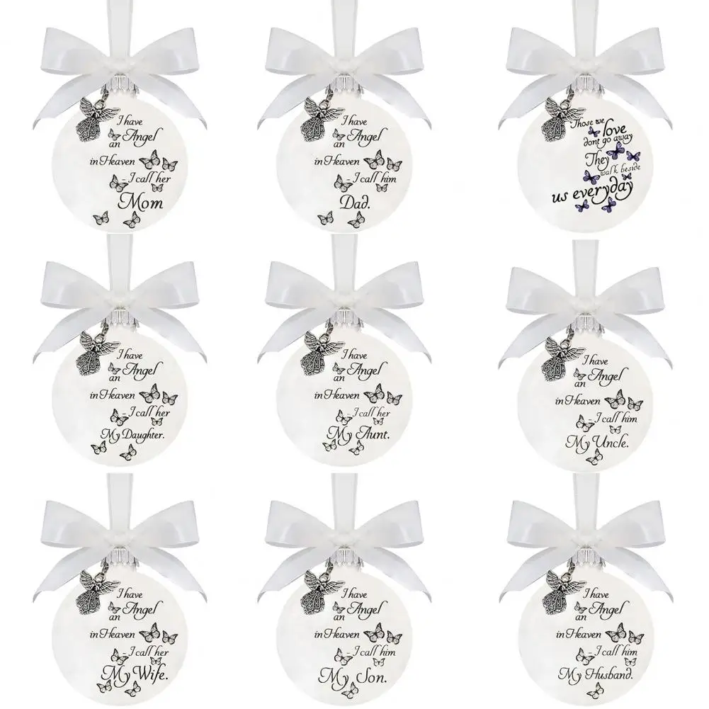 Простое в использовании многоразовое рождественское перо подвесное украшение