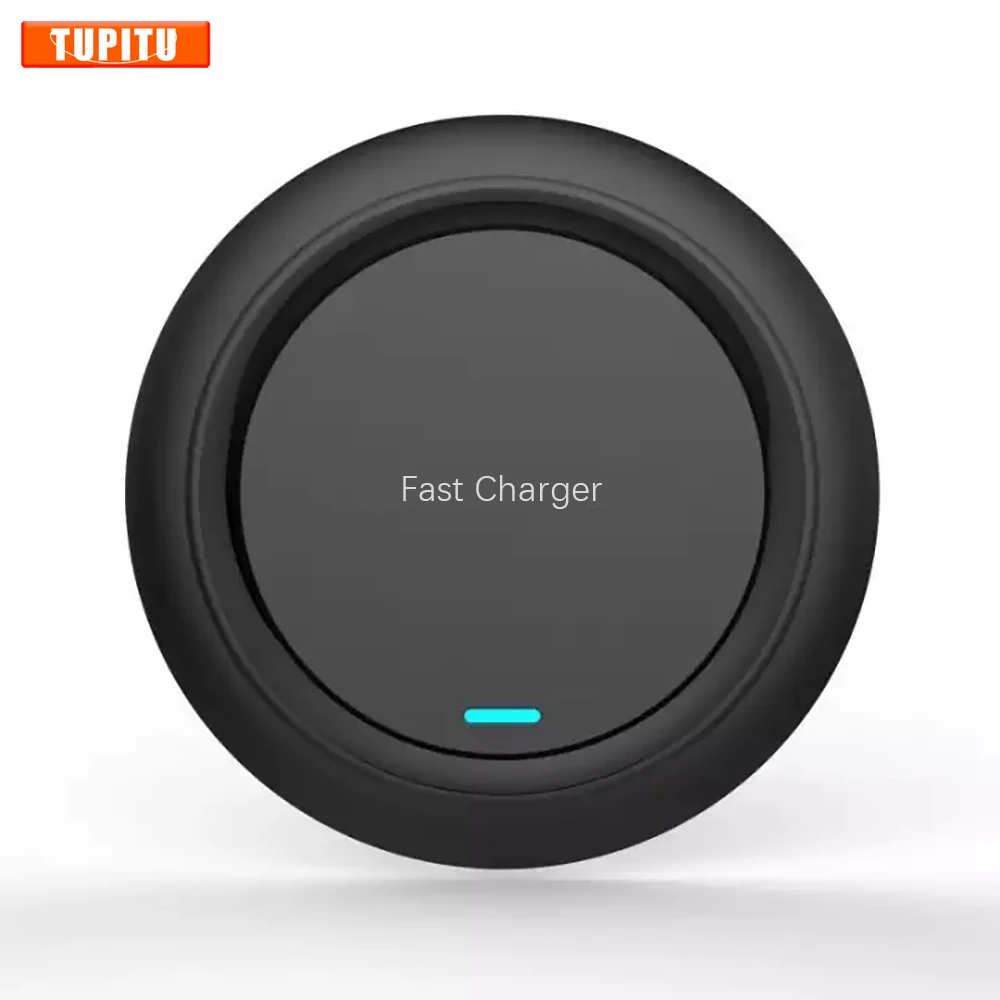 

Fast Charging 15W Portable QI Wireless Charger Cell Phone Charging Pad Battery Charger For iPhone For Android