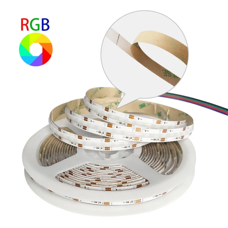 Светодиодная лента RGB COB 24 В меняющие цвет 840 светодиодов/м