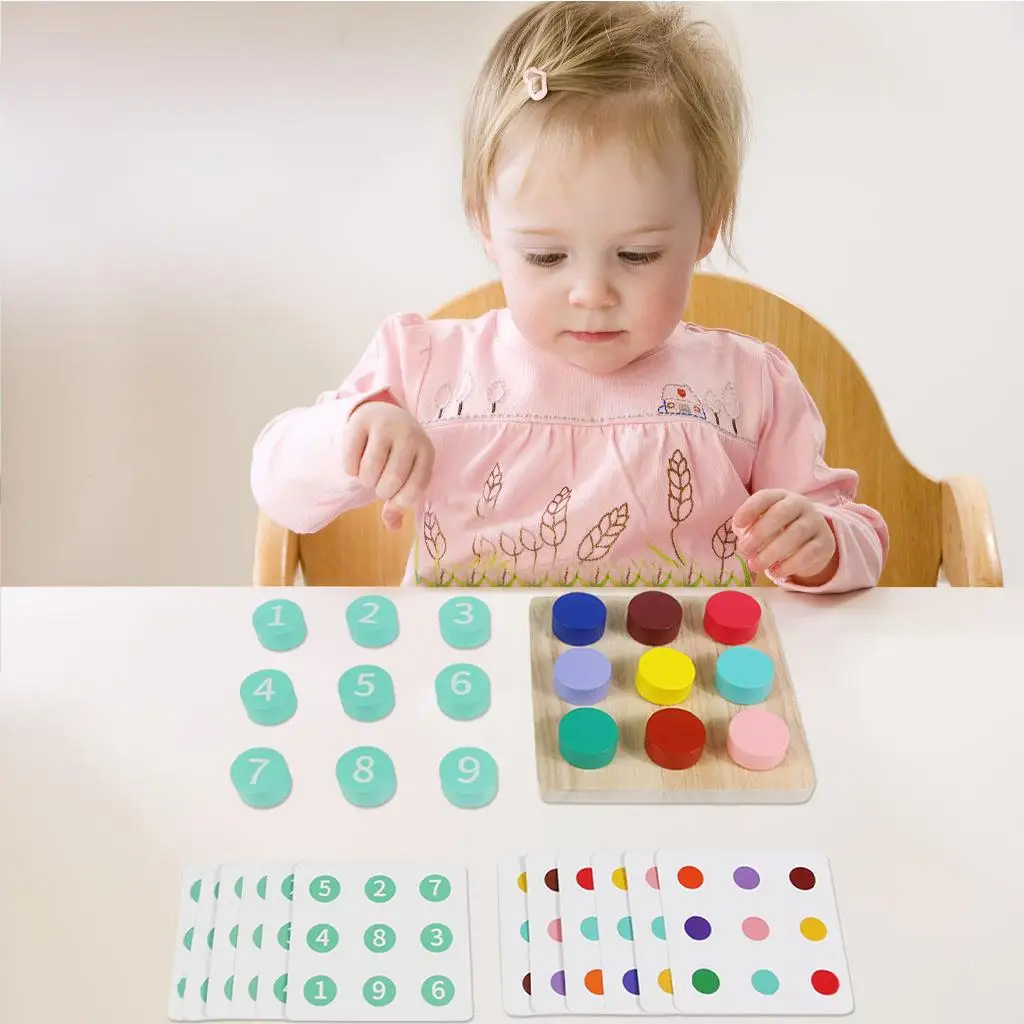 

Montessori Color Matching Fine Motor Training Educational Toys for Children